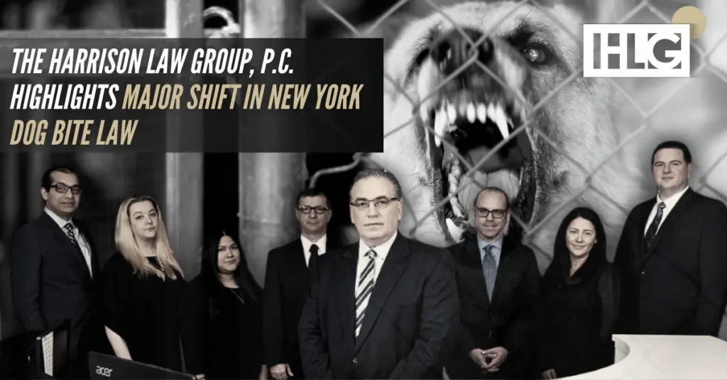 The Harrison Law Group, P.C. Highlights Major Shift in New York Dog Bite Law